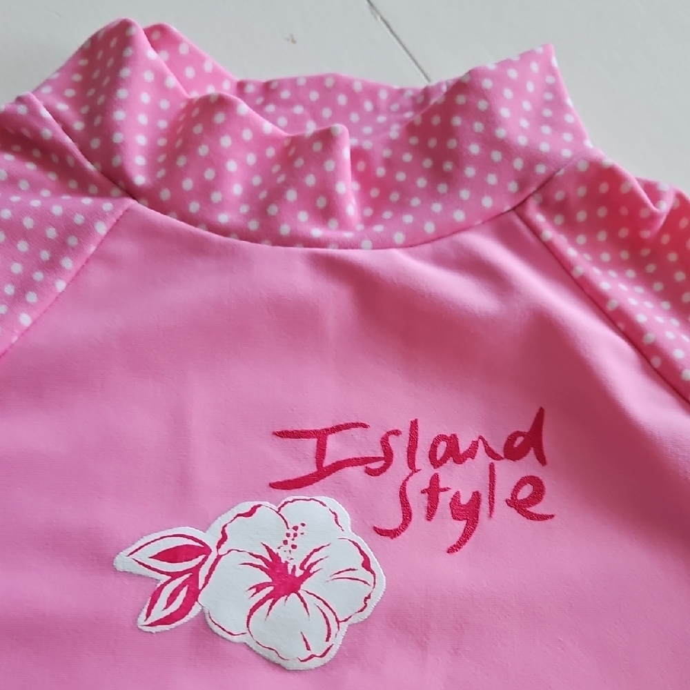 Circo Pink Rashguard Swim Set with Sun Protection - Picture 6 of 10